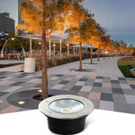 Spot LED argent noir ip68 étanche moderne grille refroidissement câble inclusextérieururgence