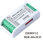 contrôleur led dmx 512 rgb rgbw 3ch 4ch console éclairage decoration variateur lumière maison