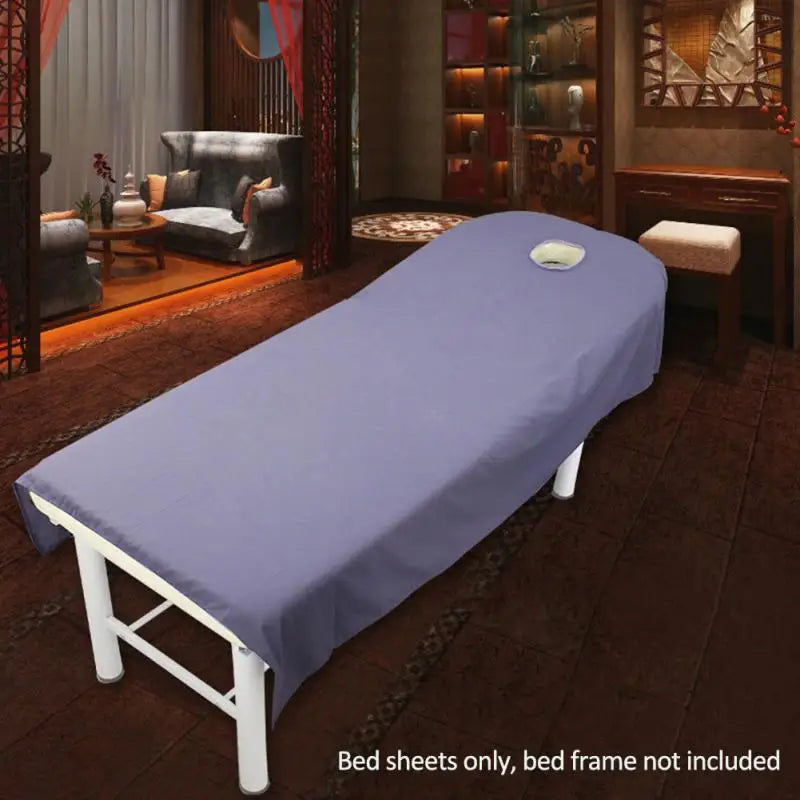 drap lit solide violet rose gris simple maison uni polyester coton