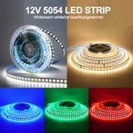 ruban led 120 led 12v blanc bleu rouge vert adhésif ip65 ip67 moderne double