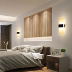 applique murale moderne led blanc gris éclairage chambre cuisine salle bain 22cm fixée mur