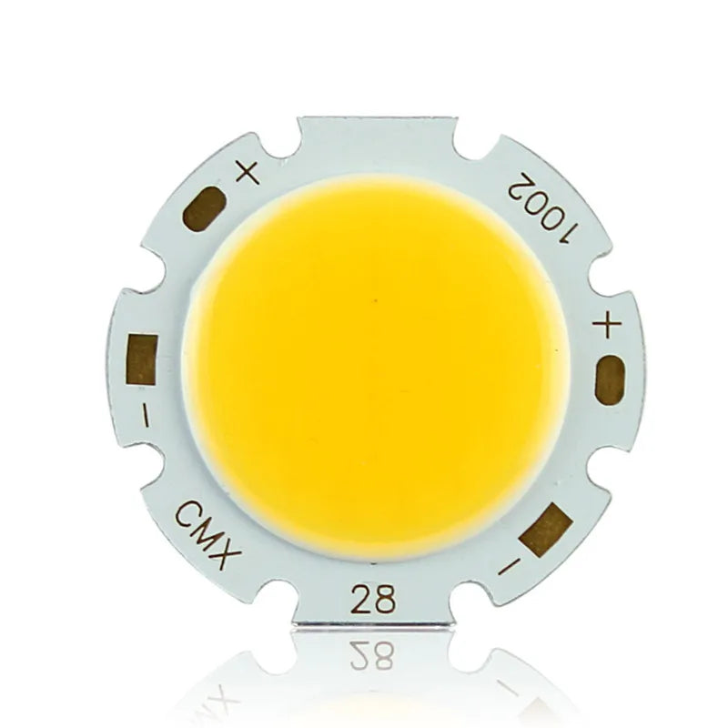 source lumineuse led blanc chaud 3000k blanc pur 6000k rond lisse moderne 3w 5w