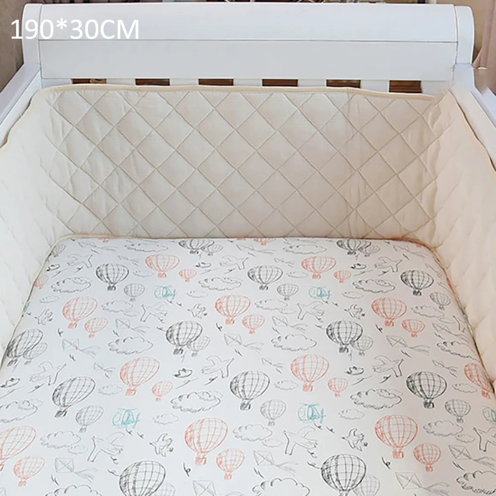 drap lit bébé imprimé montgolfières nuages rose clair moderne doux opacité 190cm 360cm