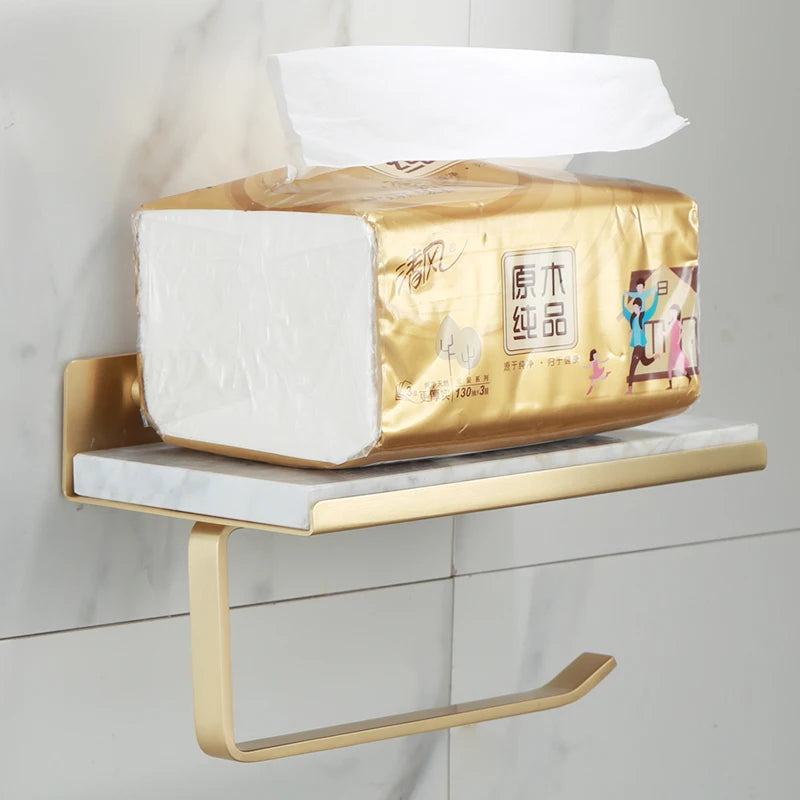 porte serviettes mural or marbre moderne double simple angle brosse wc
