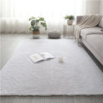 tapis noir velours moelleux moderne salon chambre unicolore polypropylène lavableextérieurintérieur