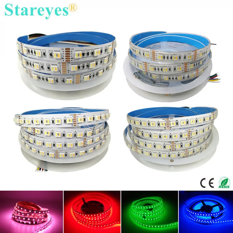 ruban led smd 60 led rouge vert bleu blanc rose jaune adhésif connecteurs modernes