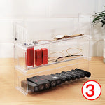 étagère acrylique transparente moderne rangement cosmétiques bocaux assaisonnement figurines pop