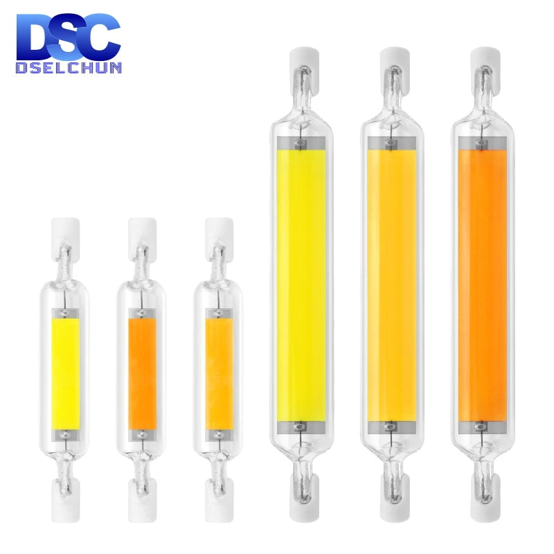 ampoules led cob blanc chaud 2700k 3500k 10w 20w 78mm 118mm moderne transparentes