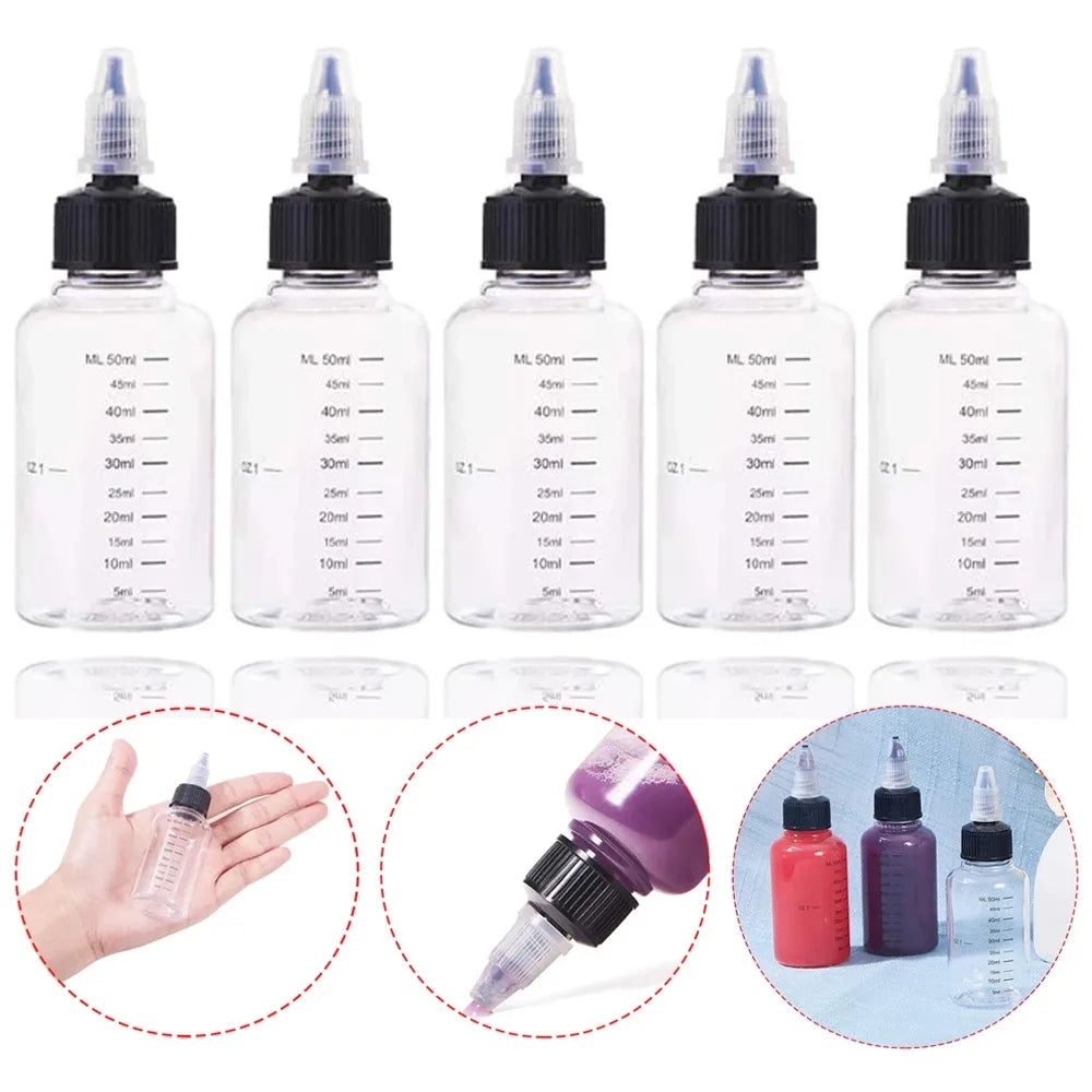 flacons dosser transparents modernes 30ml 60ml 100ml 120ml 250ml respectueux environnement aiguilles capsules