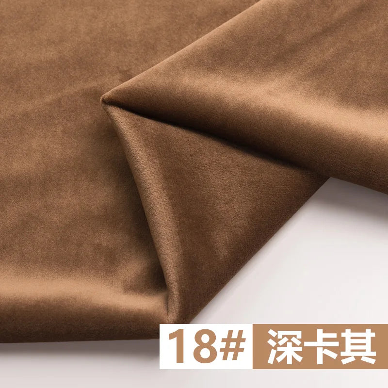 tissu velours épais orange rouge gris moderne 155cm largeur coudre robe matériel bricolage