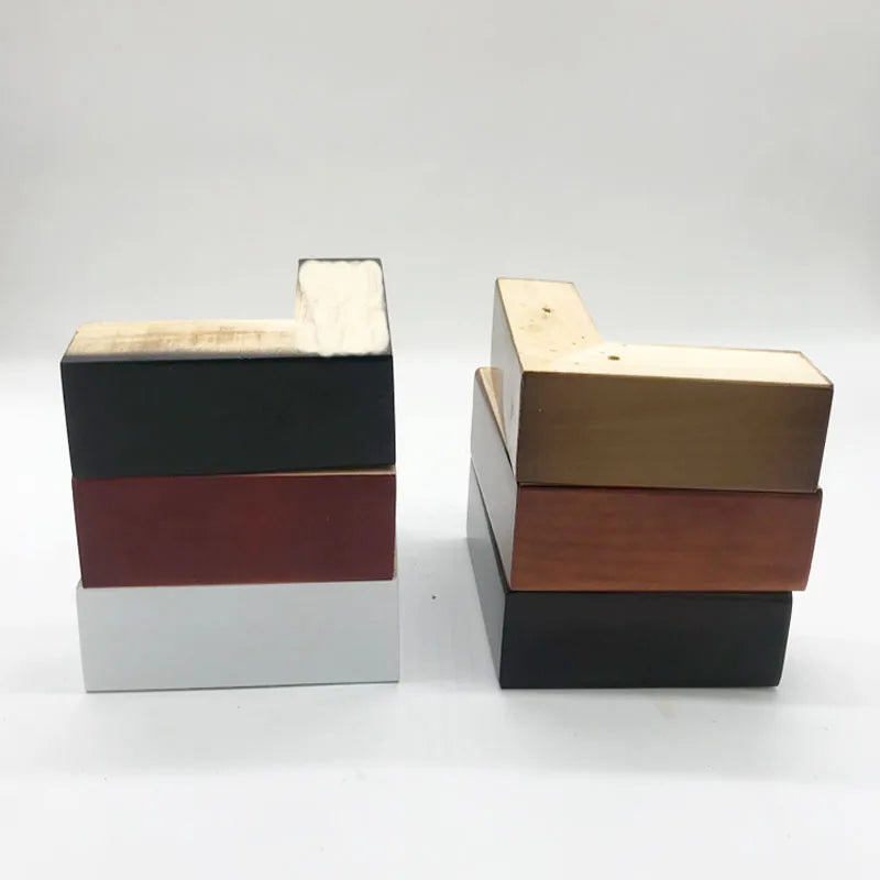 supports muraux bois naturel moderne noir blanc marron foncé finition lisse vis cache