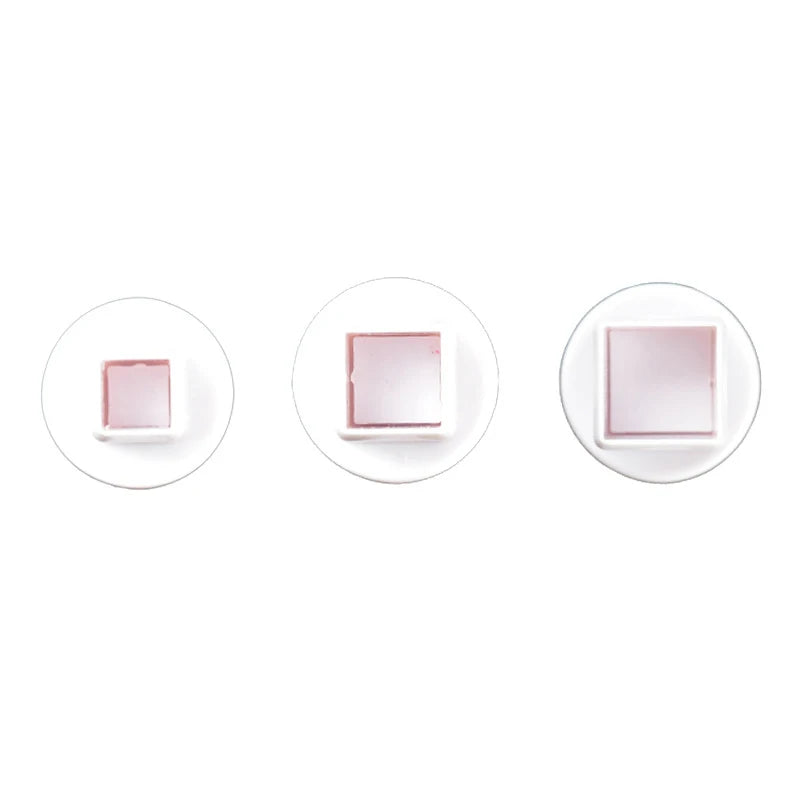 embouts gâteau coeurs fleurs étoiles formes géométriques blanc rouge violet rose jaune