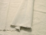 tissu popeline coton lin beige clair haute absorption anti bactéries teint uni 140cm large