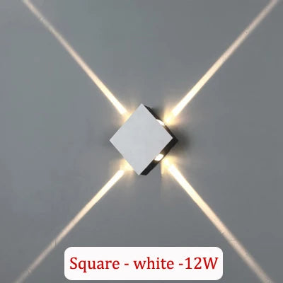applique murale led moderne noire blanche fixée mur vis ampoules led