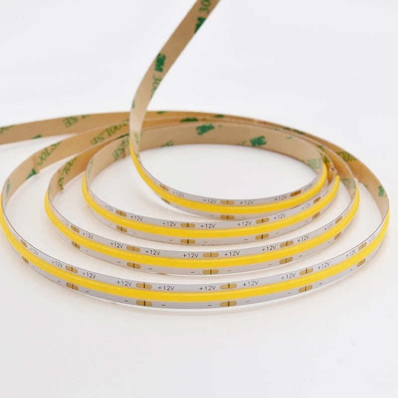 ruban led flexible 3000k 4000k 6000k 5m dc 12v adhésif moderne blanc jaune