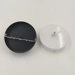 disque suspension moderne blanc noir pendaison lampe mur chinois porte