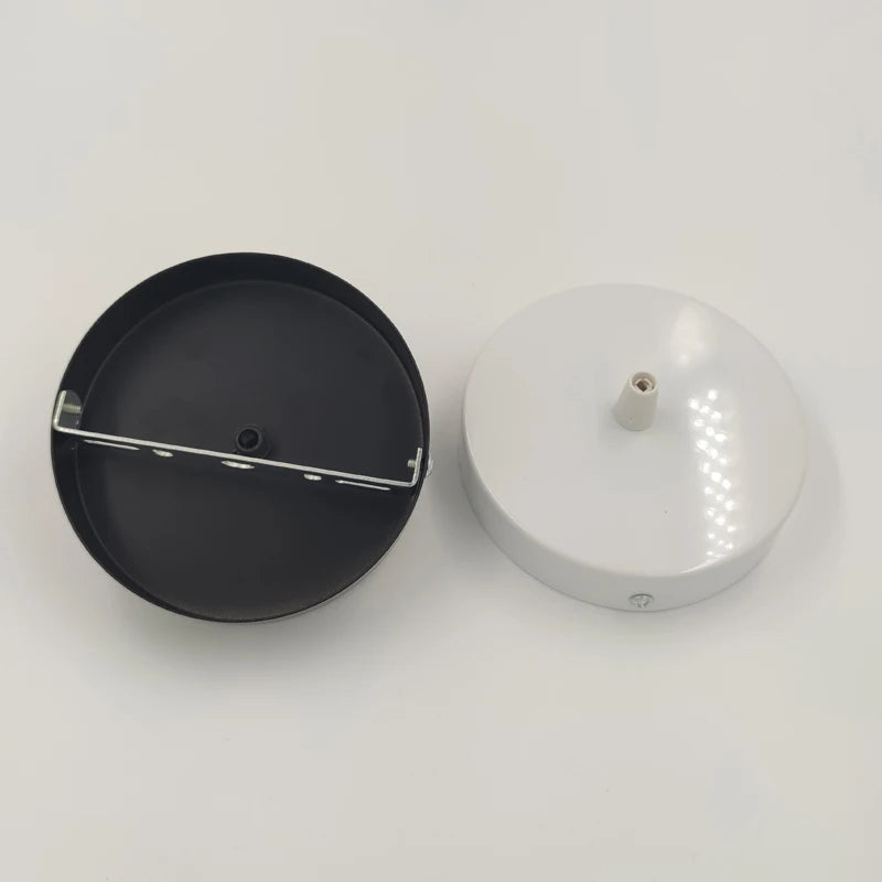 disque suspension moderne blanc noir pendaison lampe mur chinois porte