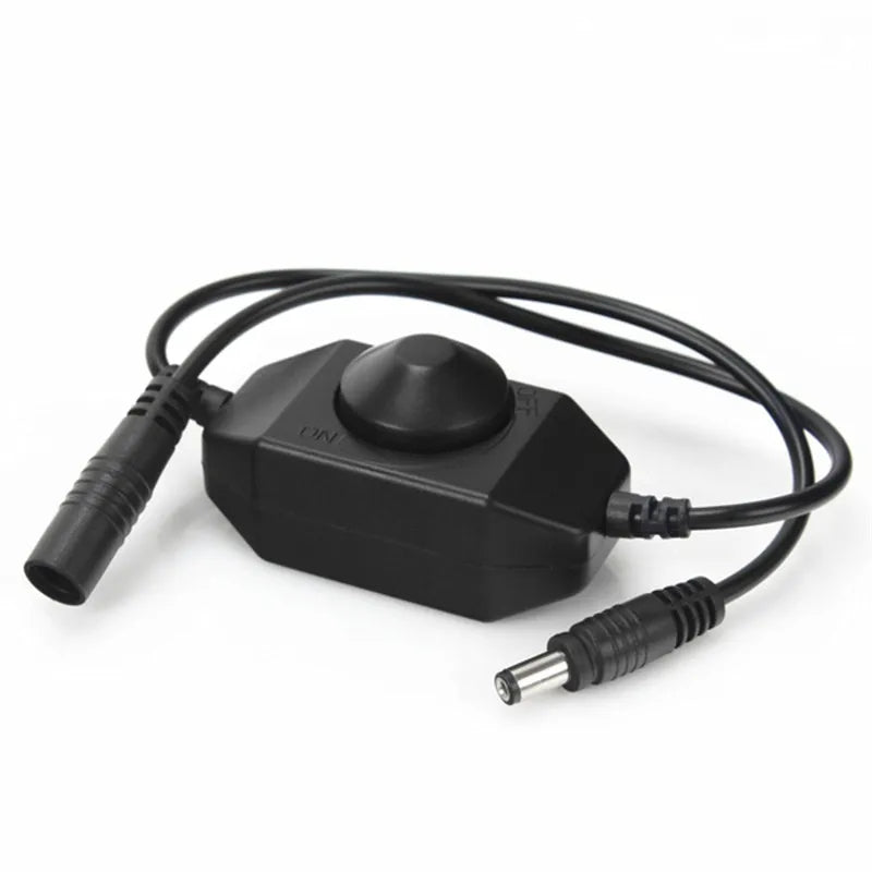 interrupteur rotatif led noir blanc gradation on off adhésif moderne certification ul rohs
