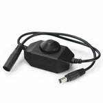 interrupteur rotatif led noir blanc gradation on off adhésif moderne certification ul rohs