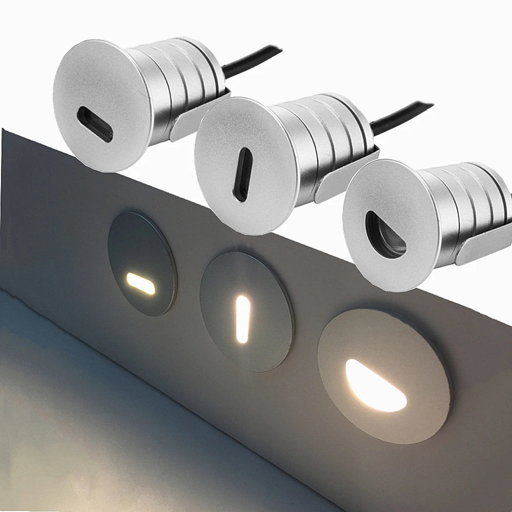 lumière led spot argenté ip67 extérieure moderne 12v 24v 6000k 3000k 4000k