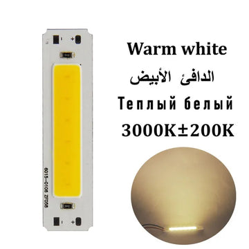 lampe led blanc jaune moderne connecteurs electrique 6000k 3000k 60mm 40mm 8mm