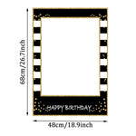 Cadre photo multicolore pour fête joyeuse
