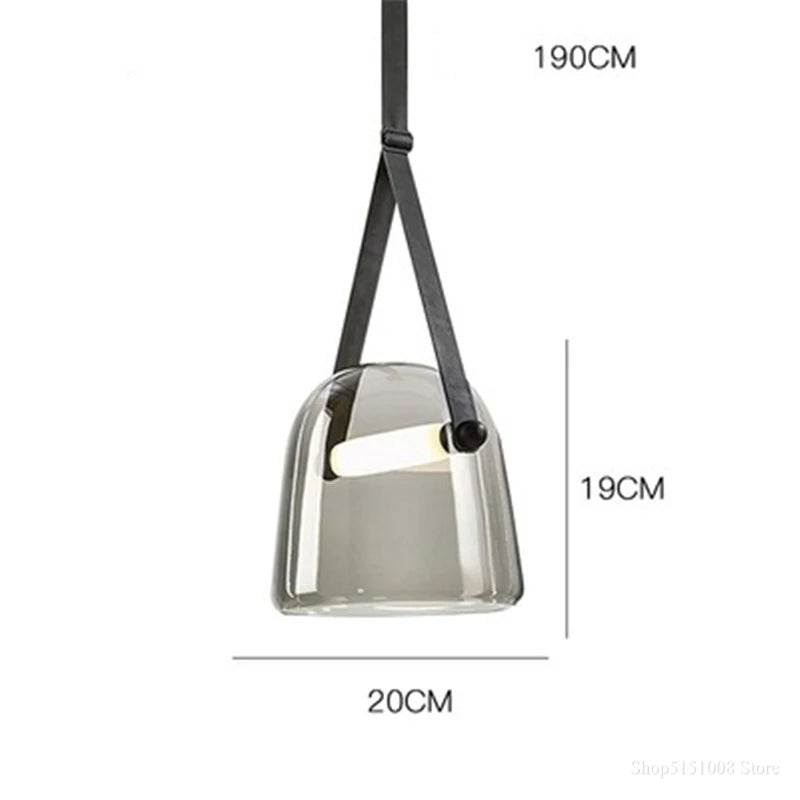 lampe suspendue moderne minimaliste noir gris transparent brillante chaîne métallique câble électrique chambre salon