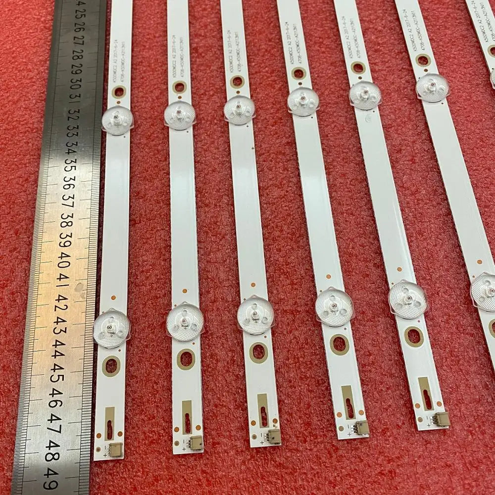 bandes led blancs connecteurs électriques modernes opaques lisses aluminium 18pcs 45pcs kit 9pcs