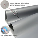 écran projection portable haut lumineux gris mat opacité moderne certifié 30 133 pouces tissu