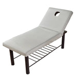 lit massage pliable moderne pieds solides coussin amovible couleur rose blanc gris clair marron