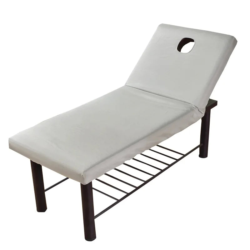 lit massage pliable moderne pieds solides coussin amovible couleur rose blanc gris clair marron