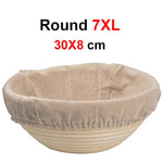 panier pain rotin naturel traditionnel tissu doux fermentation baguette ovale round respectueux environnement