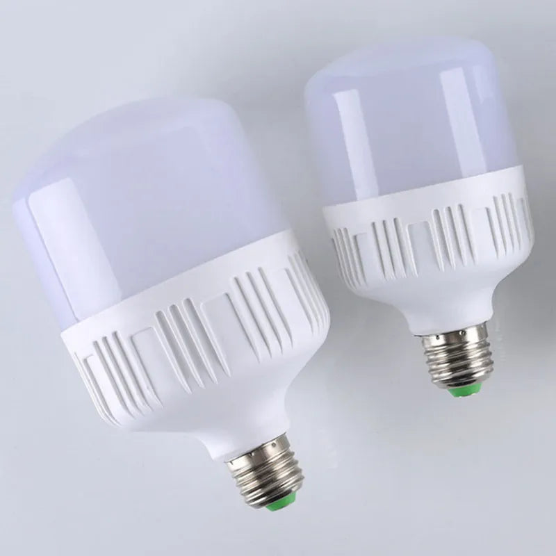 Ampoule LED 15W 20W 30W 40W 50W E27 blanc rayures verticales moderne