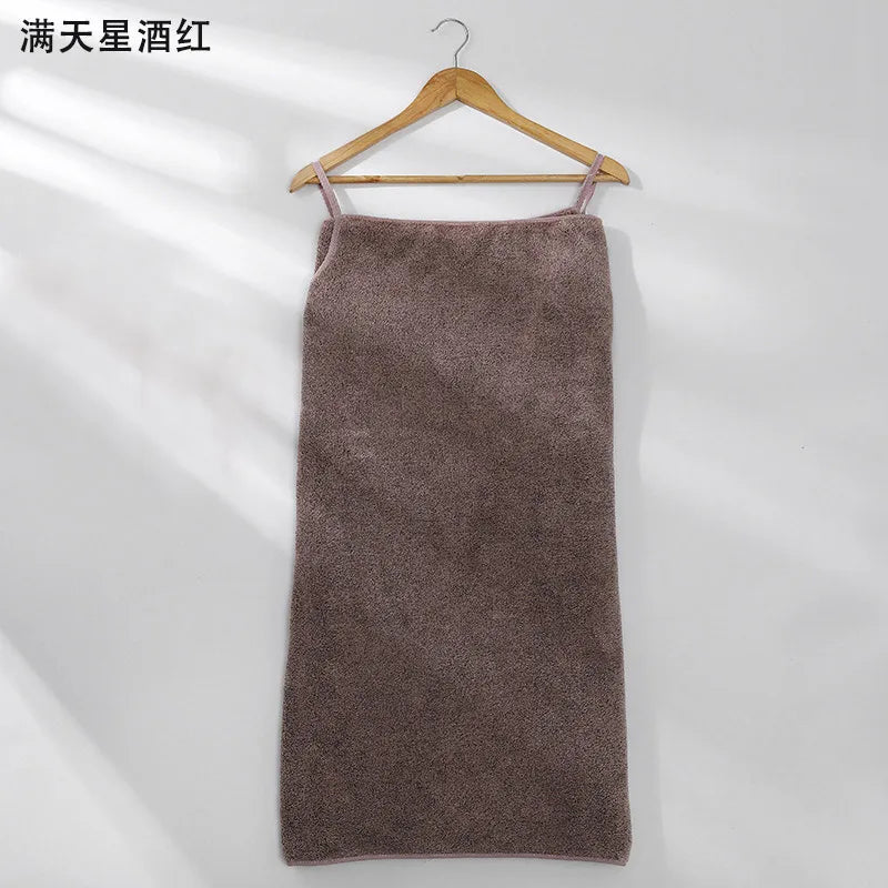serviette bain microfibre absorbante marron clair moderne 75x150cm douce lavable machine simple opacité