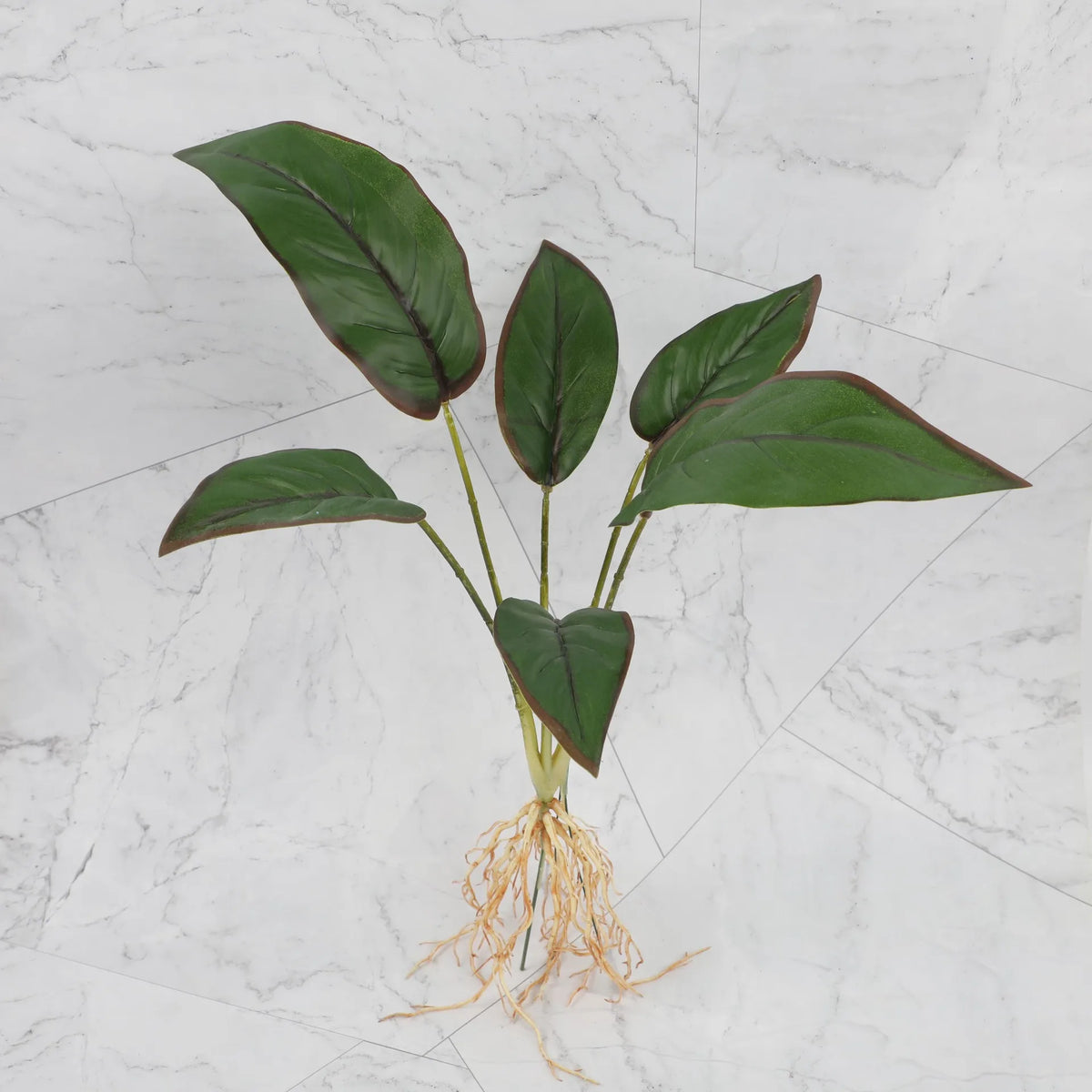 décoration intérieure plante artificielle verte feuilles modernes sans pot