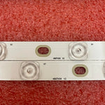bandes led blanc rondelles noires industrielle connecteurs marquages dimensionnels