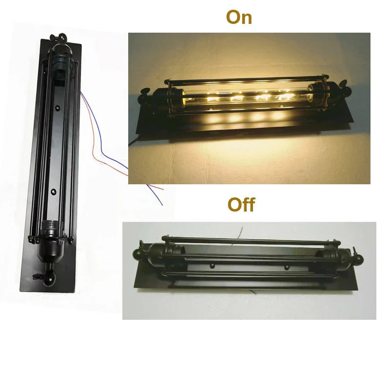 Installation murale de l'applique LED dans un intérieur