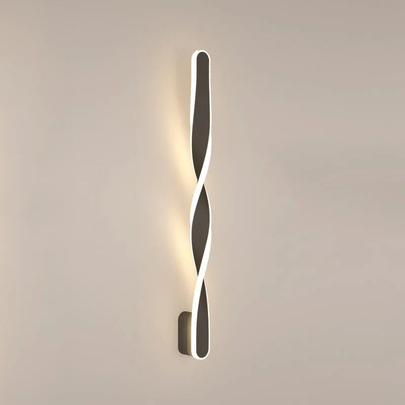 lampe murale moderne blanc ondulé fixée 220V LED 20+luminaires chambre salon
