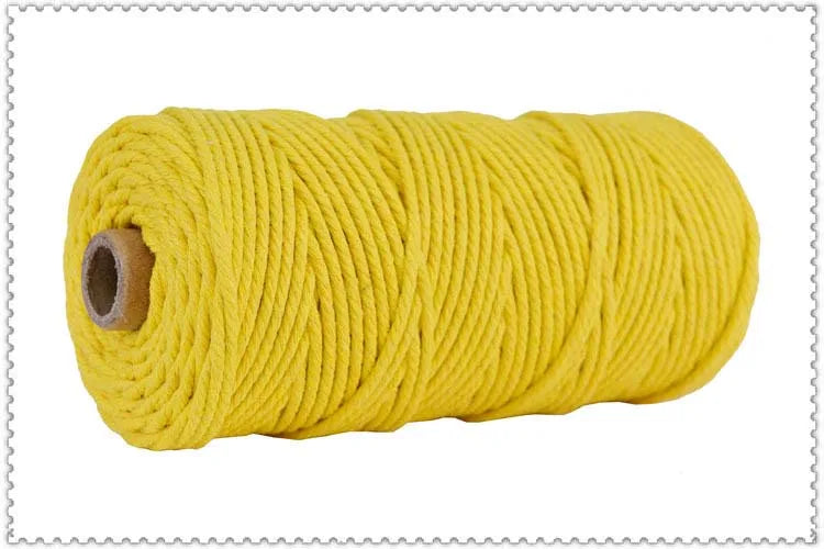 corde macramé coton vert clair mm décoration artisanale bricolage fait main