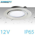 Spot LED argenté moderne 12V 3W 5W 7W 6000K 4000K 3000Kacierinoxydable