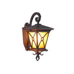 lampe murale vintage noire jaune classique éclairage cuisine chambre entrée étude écrou métallique