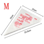 sacs décoration pâtisserie blanc rouge texturés translucides master logo dessert pâtissier triangle taille