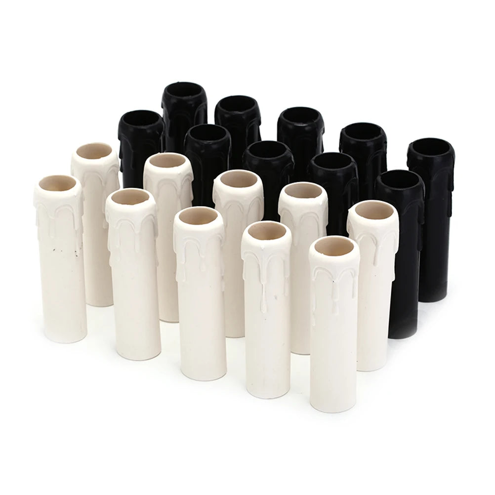 bouchons bouteille blanc noir mat opaques modernes set deco 10 pieces