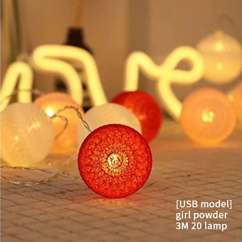guirlande lumineuse filaments tissés couleurs multiples moderne adhésif anniversaire décoration extérieure festive mariage