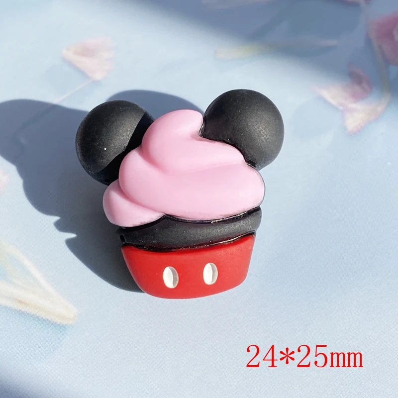 bijoux scrapbooking kawaii gâteau rubans cartoongateaux deco mixte opacite diversecolores résine artificielle