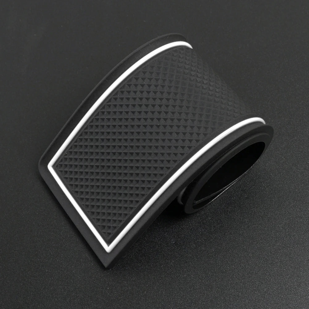 tapis porte voiture noir blanc texture carbone adhésif moderne range rover evoque tapis console