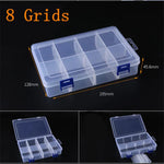 boîtes rangement transparentes modernes compartiments pliables poignées organisation bijoux vis pratiques plastique