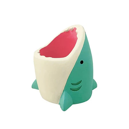 figurines animaux coquilles poissons deco maison enfantin cartoon blanc bleu vert