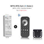 contrôleur led intelligent wifi rf 24g rh blanc noir cct rgb cct rgbw led
