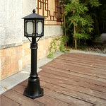 lampe jardin extérieure noire classique grille ajourée ip65 led étanche industrielle